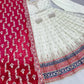 Heavy Faux Georgette Embroidered Anarkali Gown with Dupatta & Bottom