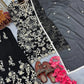 Heavy Faux Georgette Embroidered Palazzo Set with Sequins & Dupatta