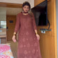 Heavy Faux Georgette Embroidered Plazzo Set with Dupatta – Diamond Hand Work & Lace Border