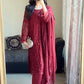 Heavy Faux Georgette Embroidered Plazzo Set with Dupatta – Sequins & Rivet Moti Work