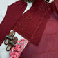 Heavy Faux Georgette Embroidered Plazzo Set with Dupatta – Sequins & Rivet Moti Work