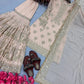 Heavy Faux Georgette Embroidered Sharara Set with Dupatta