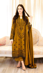 Heavy Faux Georgette Embroidered Suit Set with Plazzo & Dupatta – Festive Party Wear