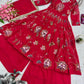 Heavy Fox Georgette Embroidered Gown with Sharara & Dupatta Set