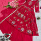 Heavy Fox Georgette Embroidered Gown with Sharara & Dupatta Set