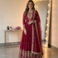 Heavy Georgette Sequin Anarkali Gown