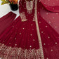 Heavy Georgette Sequin Anarkali Gown