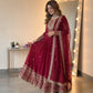 Heavy Georgette Sequin Anarkali Gown