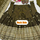 Heavy NC Vichitra Silk Embroidered Anarkali Suit Set with Dupatta