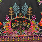 Heavy Rayon Thread Work Sharara Set Black