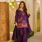 Heavy Rayon Thread Work Sharara Set Black