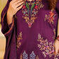 Heavy Rayon Thread Work Sharara Set Black