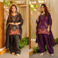 Heavy Rayon Thread Work Sharara Set Black