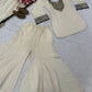 Heavy Roman Silk Sharara Palazzo Suit Set with Embroidery & Diamond Work Dupatta