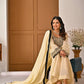 Heavy Roman Silk Sharara Palazzo Suit Set with Embroidery & Diamond Work Dupatta