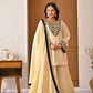 Heavy Roman Silk Sharara Palazzo Suit Set with Embroidery & Diamond Work Dupatta