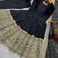 Heavy Sequence Work Border Roman Silk Anarkali set With Dupatta For Partywear