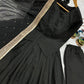 Heavy Sequence Work Border Roman Silk Anarkali set With Dupatta For Partywear