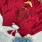 Heavy Sequence Work Border Roman Silk Anarkali set With Dupatta For Partywear