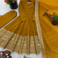 Heavy Sequence Work Border Roman Silk Anarkali set With Dupatta For Partywear