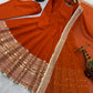 Heavy Sequence Work Border Roman Silk Anarkali set With Dupatta For Partywear