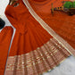 Heavy Sequence Work Border Roman Silk Anarkali set With Dupatta For Partywear