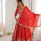 Heavy Shimmer Silk Embroidered Lehenga Set for Wedding and Festive Wear