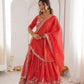 Heavy Shimmer Silk Embroidered Lehenga Set for Wedding and Festive Wear