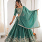 Heavy Shimmer Silk Embroidered Lehenga Set for Wedding and Festive Wear