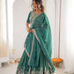 Heavy Shimmer Silk Embroidered Lehenga Set for Wedding and Festive Wear