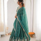 Heavy Shimmer Silk Embroidered Lehenga Set for Wedding and Festive Wear