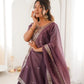 Heavy Shimmer Silk Embroidered Lehenga Set for Wedding and Festive Wear