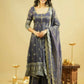 Heavy Shimmer Silk Embroidered Suit with Lehenga & Dupatta – Wedding & Partywear