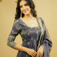 Heavy Shimmer Silk Embroidered Suit with Lehenga & Dupatta – Wedding & Partywear