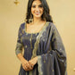 Heavy Shimmer Silk Embroidered Suit with Lehenga & Dupatta – Wedding & Partywear