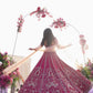Heavy Slub Silk Lehenga With Dori Thread Work