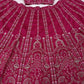 Heavy Slub Silk Lehenga With Dori Thread Work