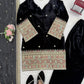 Heavy Velvet Embroidered Kurti Plazzo Set