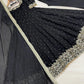 Heavy Vichitra Silk Embroidered Anarkali Gown with Palazzo & Dupatta – Festive Ethnic Wear