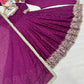 Heavy Vichitra Silk Embroidered Anarkali Gown with Palazzo & Dupatta – Festive Ethnic Wear