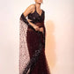 Hologram Sequin Net Designer Saree