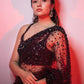 Hologram Sequin Net Designer Saree