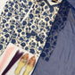 Indigo Floral Farshi Suit