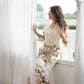 Ivory Wildflower Print Co-ord Set