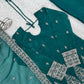Burgundy Crinkle Silk Kurta Set with Bell Bottoms