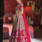Ruby Sequin Bridal Lehenga Set
