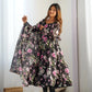 Soft Organza Silk Floral Anarkali Set with Gota Patti Dupatta