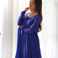 Fox Georgette Laheriya Print Anarkali Set with Lace Dupatta