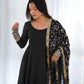 Royal Fox Georgette Anarkali Set with Embroidered Dupatta