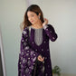 Blooming Rangoli Silk Embroidered Suit Set with Dupatta